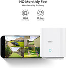 Kit de 4 cámaras de seguridad para exteriores AOSU 2K - C9C - 4H