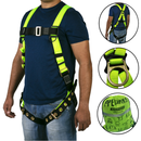1D Fall Protection Safety Body Harness with Grommets