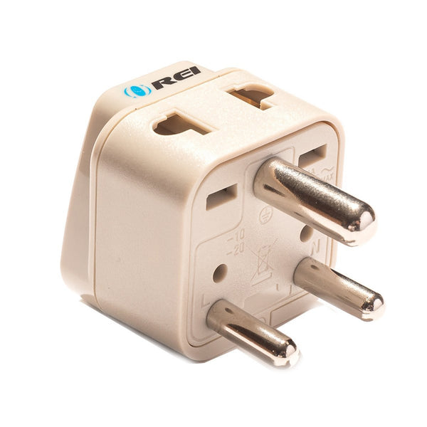 Adaptador de viaje para India y Nepal - 2 en 1 - Tipo D - Diseño compacto (DB-10)