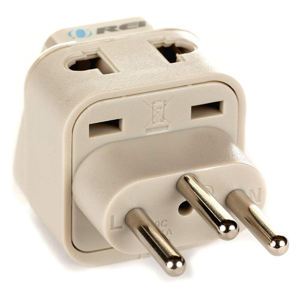 Adaptador de viaje para Suiza y Ruanda - 2 en 1 - Tipo J - Diseño compacto (DB-11A)