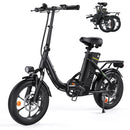 isinwheel U4 Foldable Step-thru Electric Bike 500w 55Miles Range