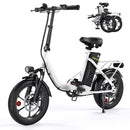 isinwheel U4 Foldable Step-thru Electric Bike 500w 55Miles Range