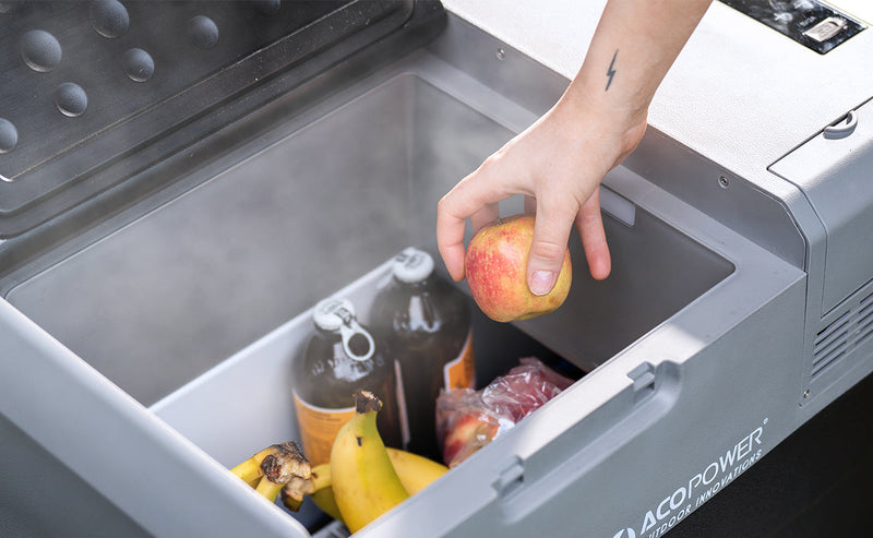 Acopower LionCooler Pro Portable Solar Fridge Freezer, 32 Quarts – With Battery