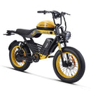 HappyRun G100 Pro Yellow 6000W Electric Bike Dual Battery
