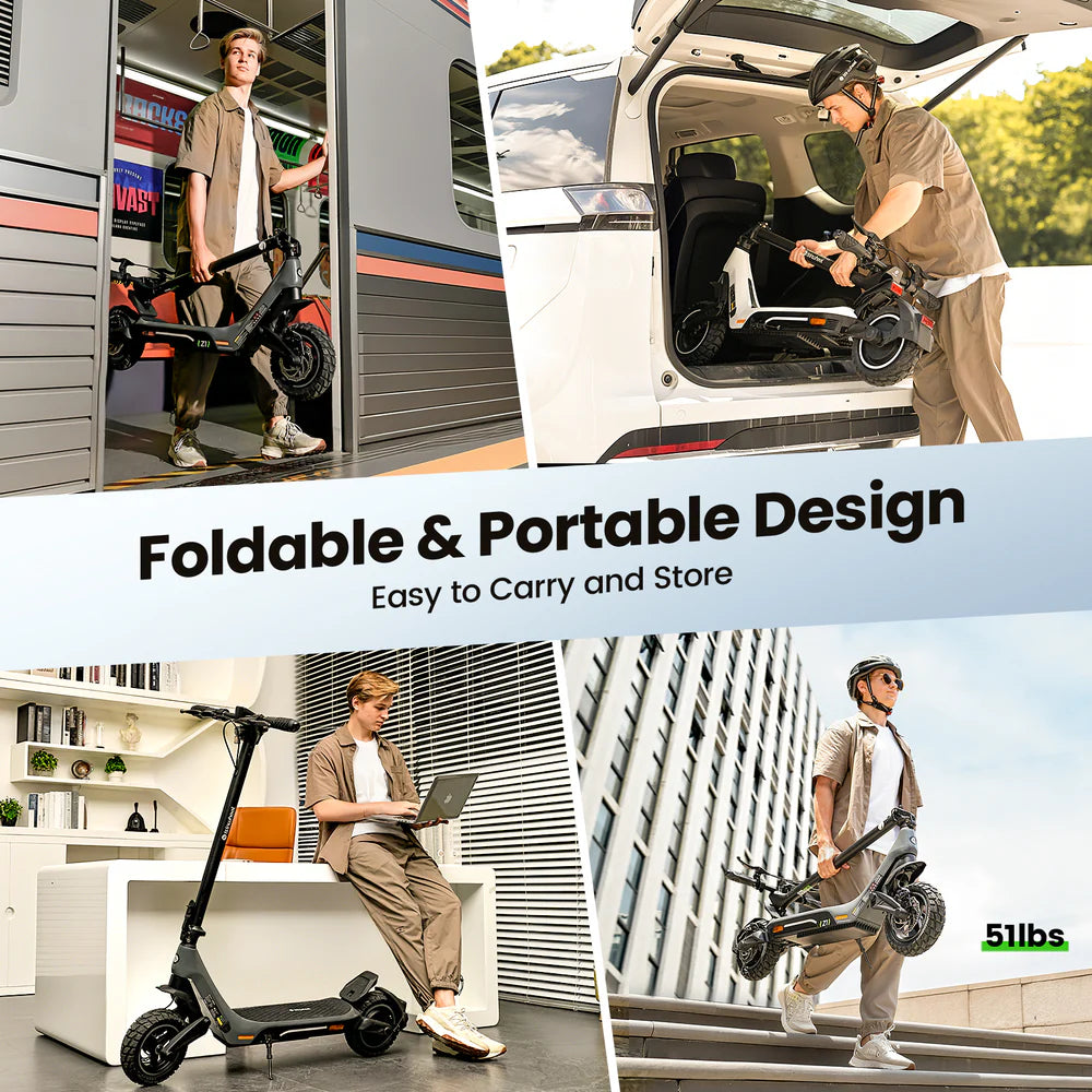 isinwheel Z1 Off Road Electric Scooter | Wellbots | Free Shipping