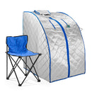 Durasage Health - Sauna personal con calefacción por infrarrojos, almohadilla térmica para pies y silla