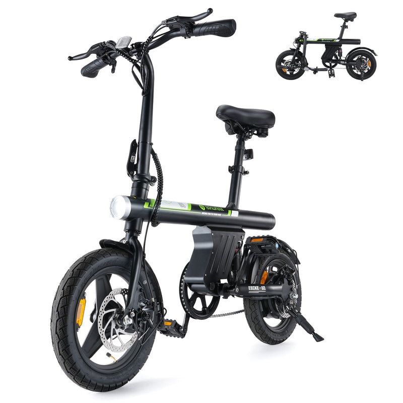 Bicicleta eléctrica plegable isinwheel U1 para adultos y adolescentes