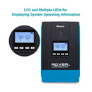 Renogy RNG-CTRL-RVR100 - Regulador controlador de carga solar MPPT de 100 amperios Rover Li compatible con baterías de litio, selladas, de gel e inundadas