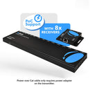 Extensor HDMI 1x8 sobre CAT6/7 hasta 50 m (salida en bucle, control IR y EDID) (HD18-EX165-K)