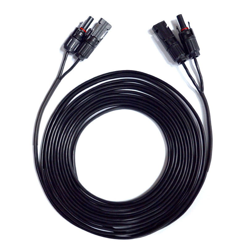 ACOPOWER 20FT/14AWG Solar Extension Cable With MC-4 Female And Male Connectors