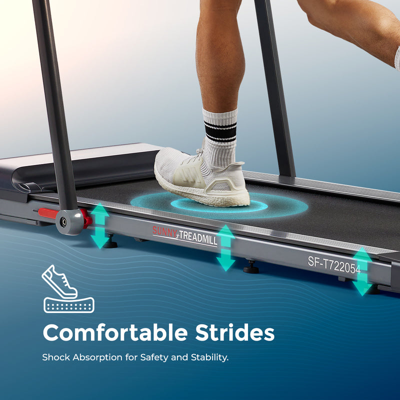 Cinta de correr plegable conectada Sunny Health &amp; Fitness Pegasus - SF-T722054