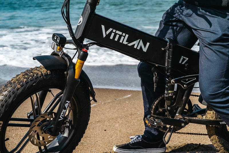 svitch electric bicycle VITILAN I7 Pro 3 Folding Full Suspension Electric Bike | Wellbots