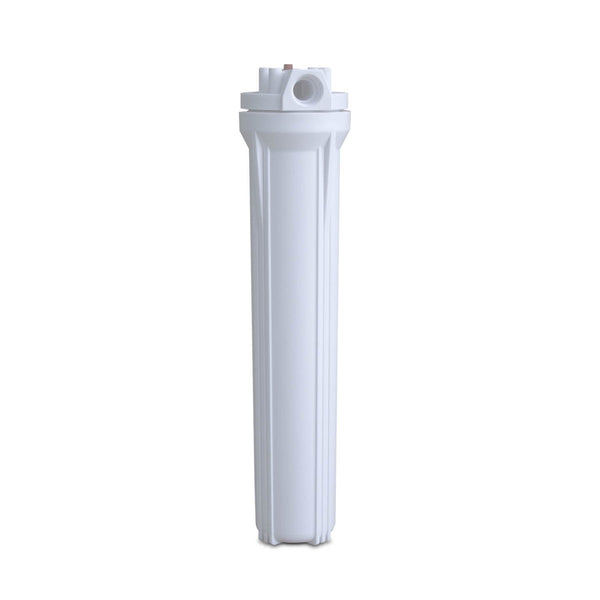 2.5" x 20" White Poly Sump and Cap Assembly