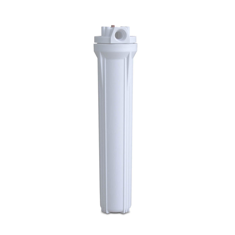2.5" x 20" White Poly Sump and Cap Assembly