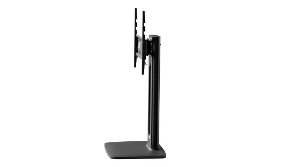 ErgoAV-Extra Large Tabletop TV stand with cord management and compartment for up to 86" TV