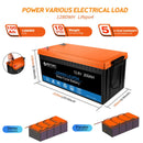 Acopower 100W poli
 600 Ah/3 kW
 (3x200 Ah) Li-ion 600 Ah P800 W
