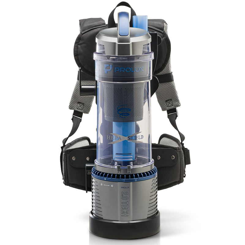 Prolux 2.0 Commercial Lightweight Bagless Backpack Vacuum – 12 Amps, HEPA, 3-Year Warranty