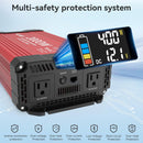 ALLWEI 2000W Pure Sine Wave Inverter - 12V DC to 110V AC Power Converter
