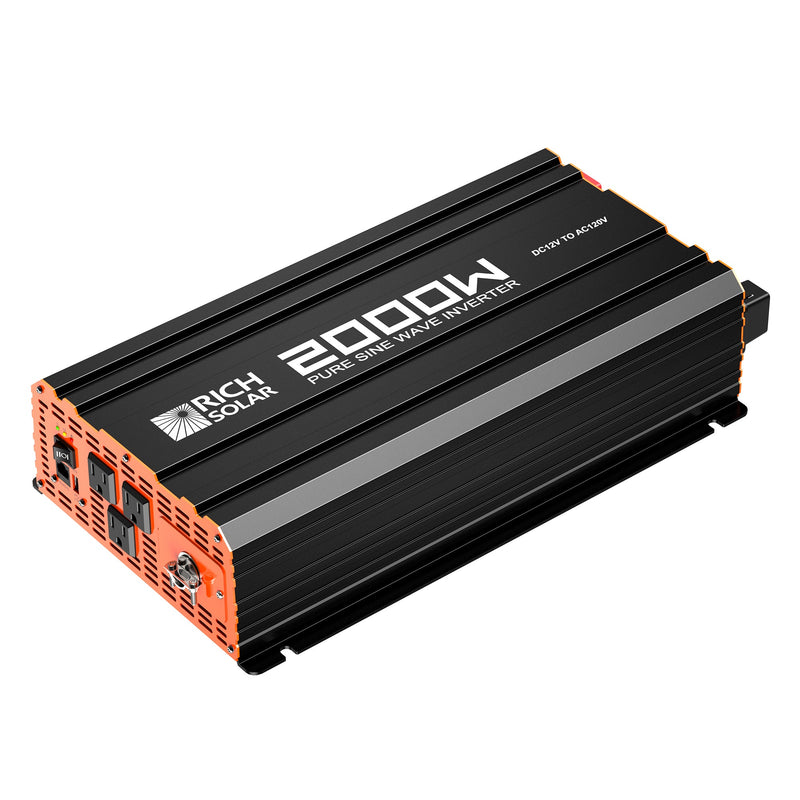 Rich Solar NOVA PURE 2K | 2000 Watt (2kW) 12 Volt Industrial Pure Sine Wave Inverter