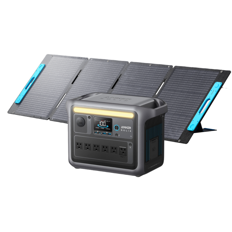 REFURBISHED Anker SOLIX C1000X Power Station + 200W Solar Panel