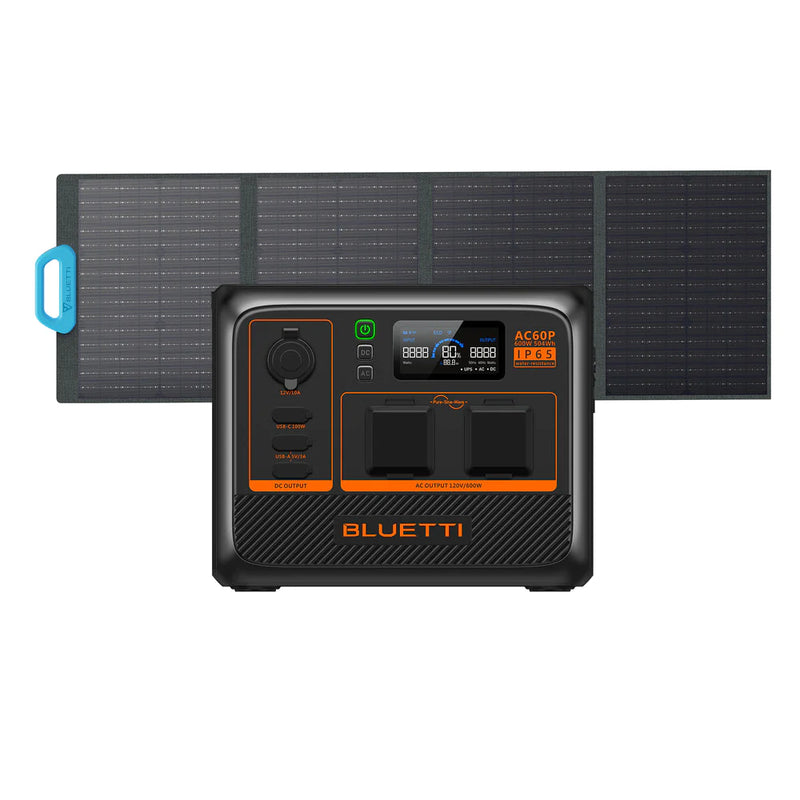 BLUETTI AC60P Portable Power Station | 600W 403/504Wh