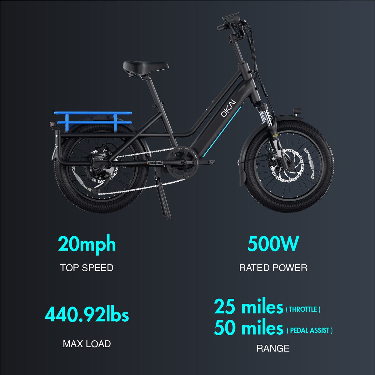 Okai E-Kargo EB70 | Wellbots | Free Shipping