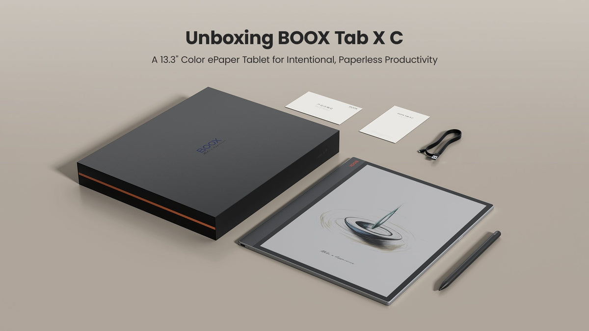 BOOX Tablet Tab X C 13.3)| Wellbots | Free Shipping
