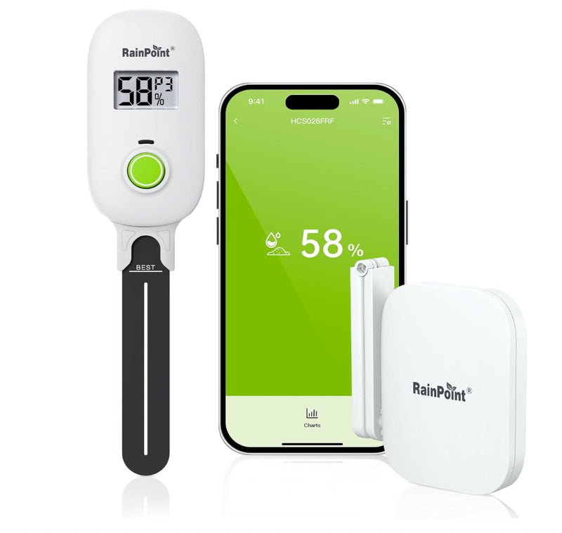 wireless soil moisture meter Rainpoint WIFI Soil Moisture Sensor | Wellbots