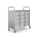 Gratnells Callero Plus Treble Cart with Deep Trays  40.9 x 18.5 x 41.5 in