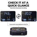 Controlador de carga solar BougeRV Li 20A PWM 12V 24V