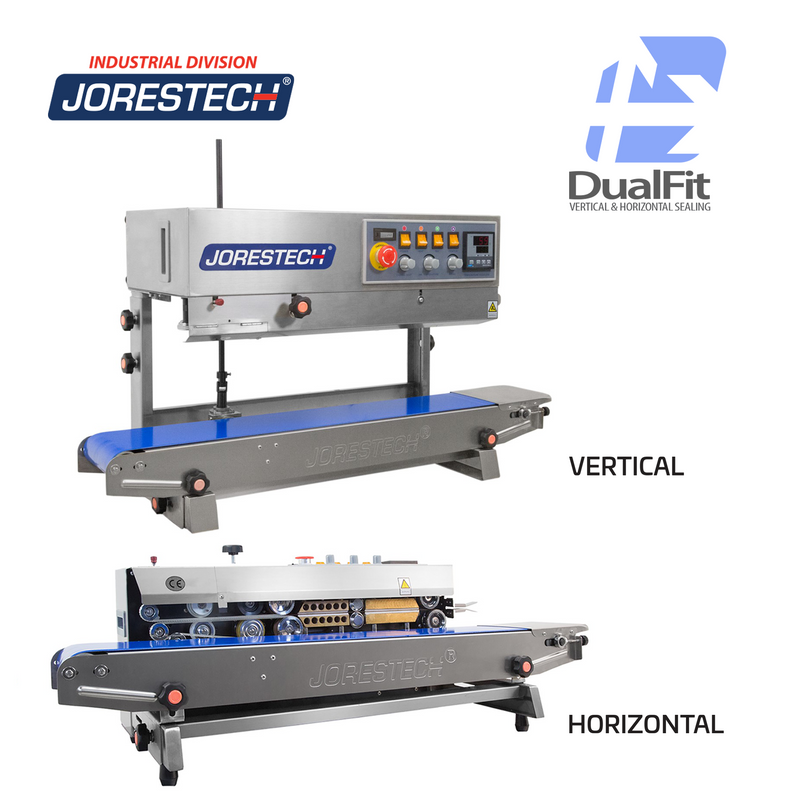 220V Stainless Steel Digital Continuous Band Sealer 800 with Coder