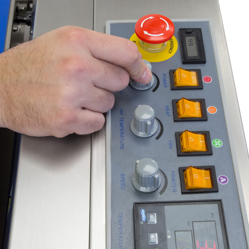 220V Stainless Steel Digital Continuous Band Sealer 800 with Coder