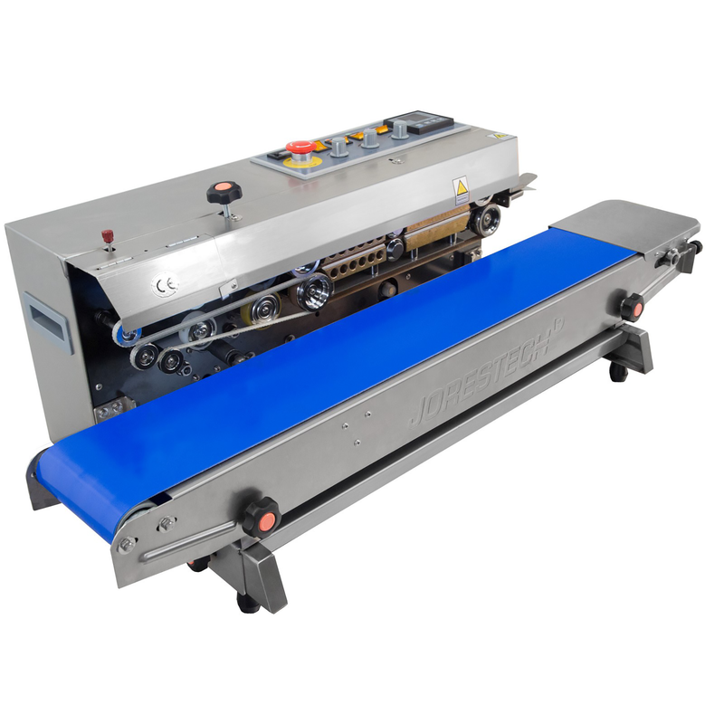 220V Stainless Steel Digital Continuous Band Sealer 800 with Coder