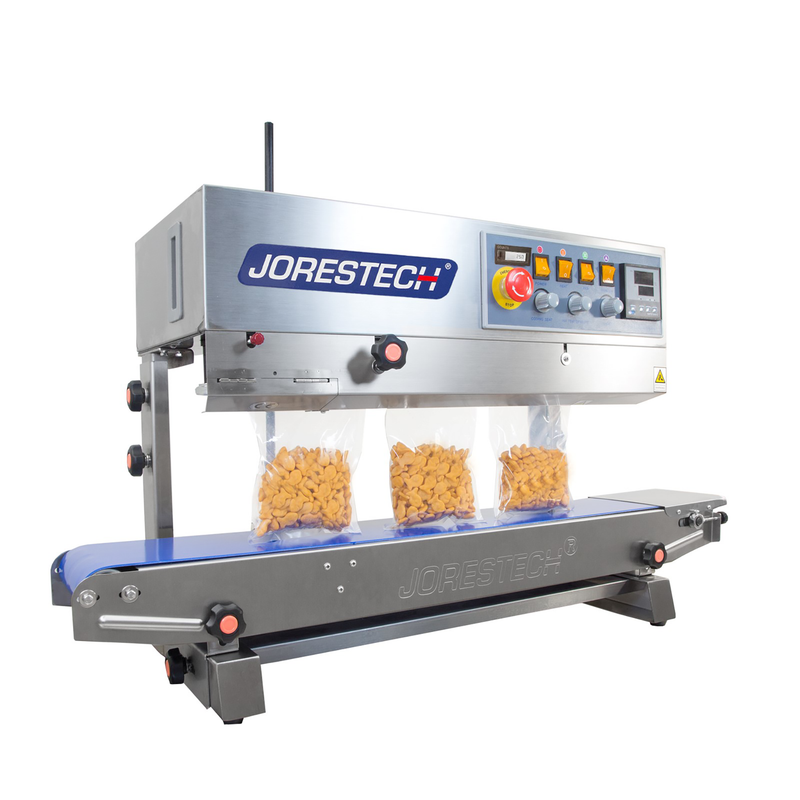220V Stainless Steel Digital Continuous Band Sealer 800 with Coder
