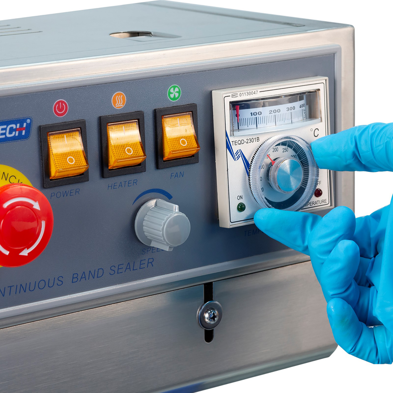 220V Stainless Steel Continuous Band Sealer 730