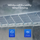 Panel solar monocristalino Renogy Bifacial de 220 vatios y 12 voltios