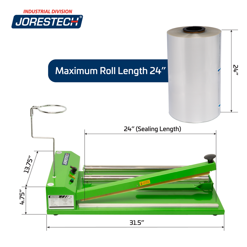 18” Shrink Film Sealer with Dispenser