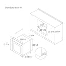 FOTILE - Horno de convección de acero inoxidable empotrado Z24'' | KSS7002A 