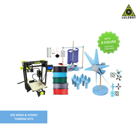 PicoSTEM Wind & Hydro Turbines Standard Complete System --Lulzbot