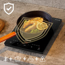 CIARRA Portable Induction Cooktop 1800W With Touch Control CATIH1-OW