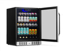 REFURB Newair 24” Built-in Mini Fridge w/ Triple-Pane Glass, 177 Cans