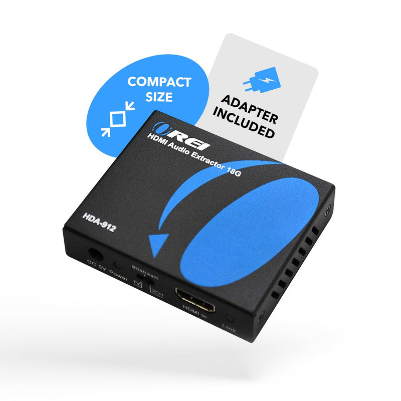 Convertidor extractor de audio HDMI - SPDIF + salida de 3,5 mm (HDA-912) 