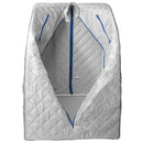 Durasage Health - Sauna de vapor personal ligera para bajar de peso, desintoxicarse y relajarse, temporizador de 60 minutos - Azul 