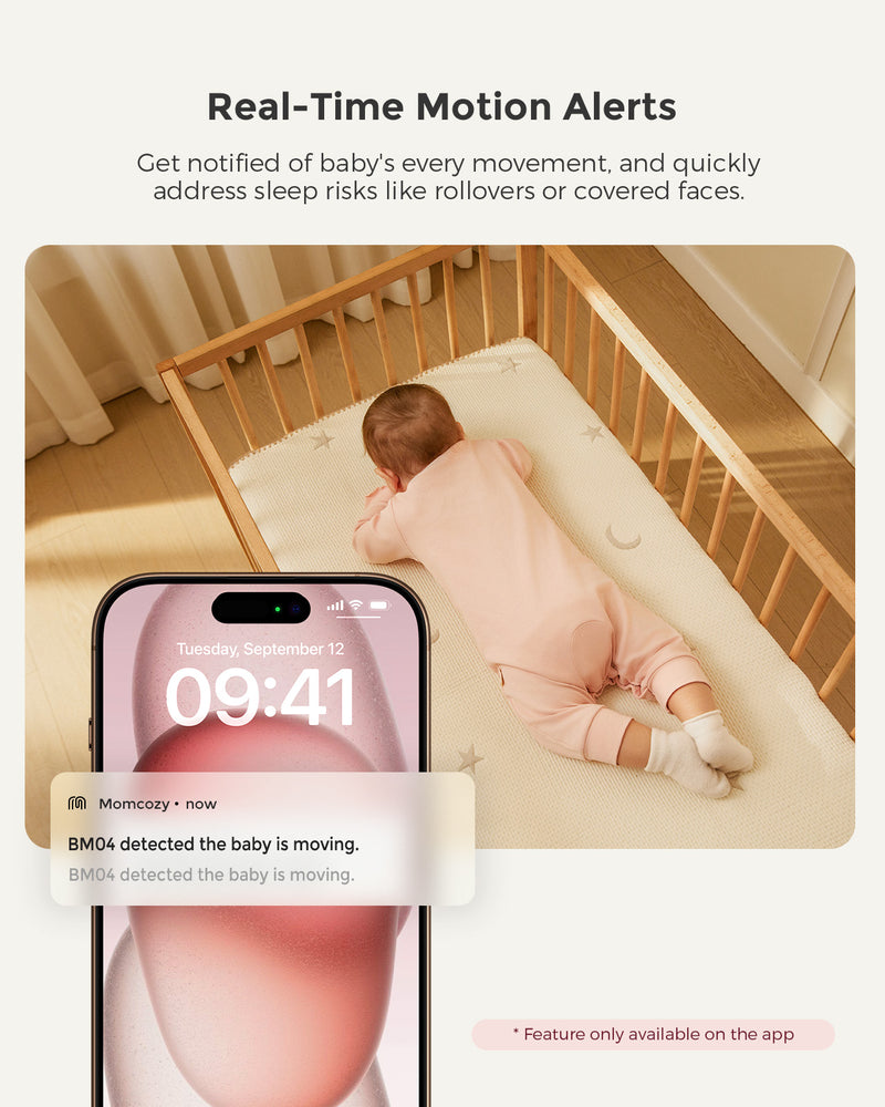 Momcozy 5-Inch Dual-mode Smart Baby Monitor-BM04