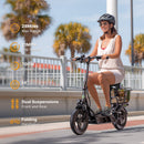 isinwheel Hyper X 700W Electric Scooter with Seat & Basket