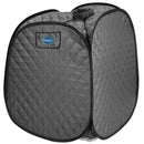 Durasage Health - Sauna de vapor personal plegable para bajar de peso, desintoxicarse y relajarse en casa. Temporizador de 60 minutos, generador de vapor de 800 vatios y silla incluida (gris).