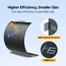 BougeRV Arch 2.0 100W N-Type Fiberglass Flexible Solar Panel