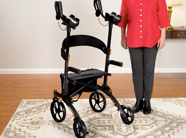 Journey So Lite Glide Tool-free Folding Backsaver Rollator Walker