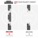 Cable de bandeja de cobre de 8 pies y calibre 10 AWG de BougeRV