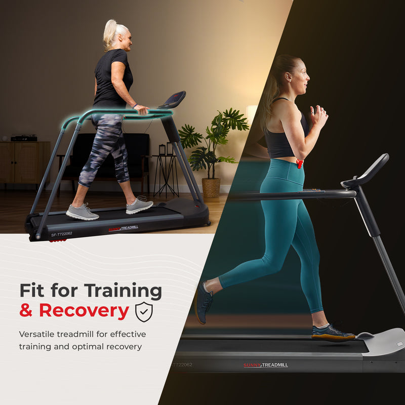 Sunny Health & Fitness Running Treadmill with Handrails – SF-T722062